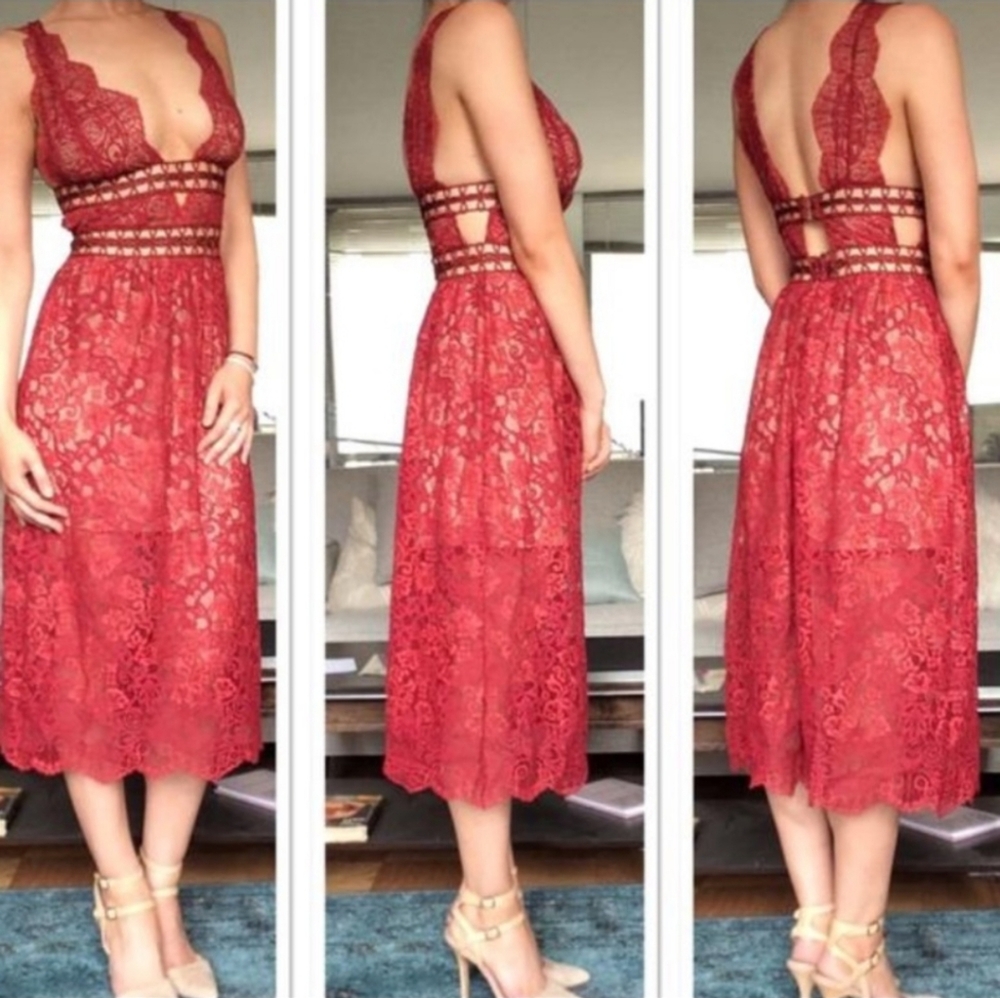 For love and lemons mon cheri dress xs